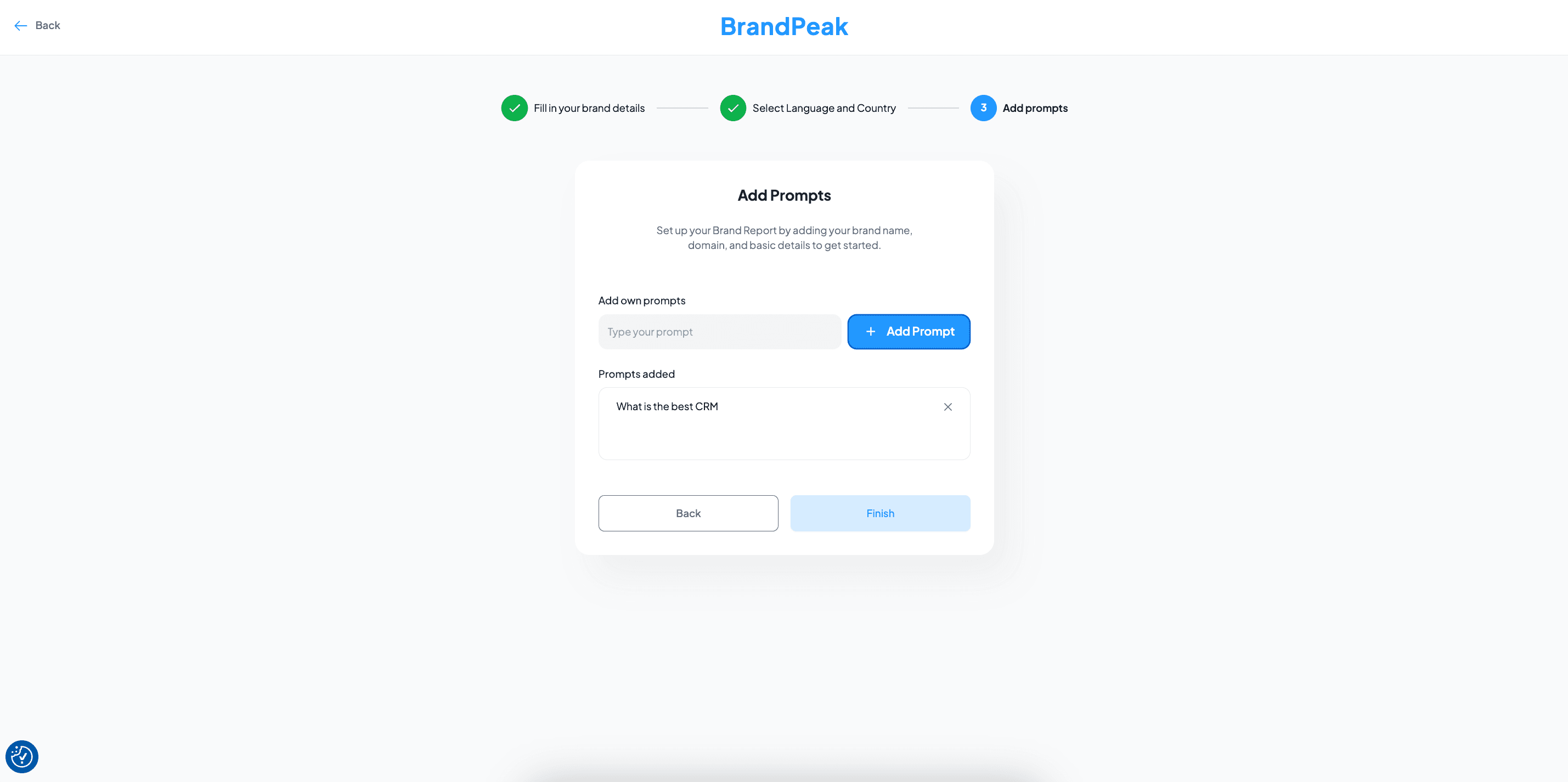 Add Your Prompts screenshot